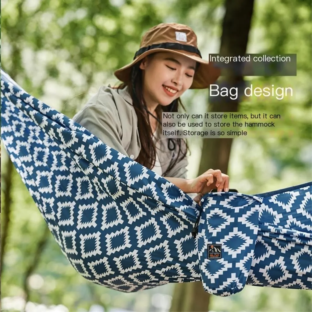 Hammock Double Hammock Outdoor Swing Single Double Camping Anti-Rollover Home Dormitory Hanging Chair Indoor Hanging Rope Hammock Outdoor(Small)