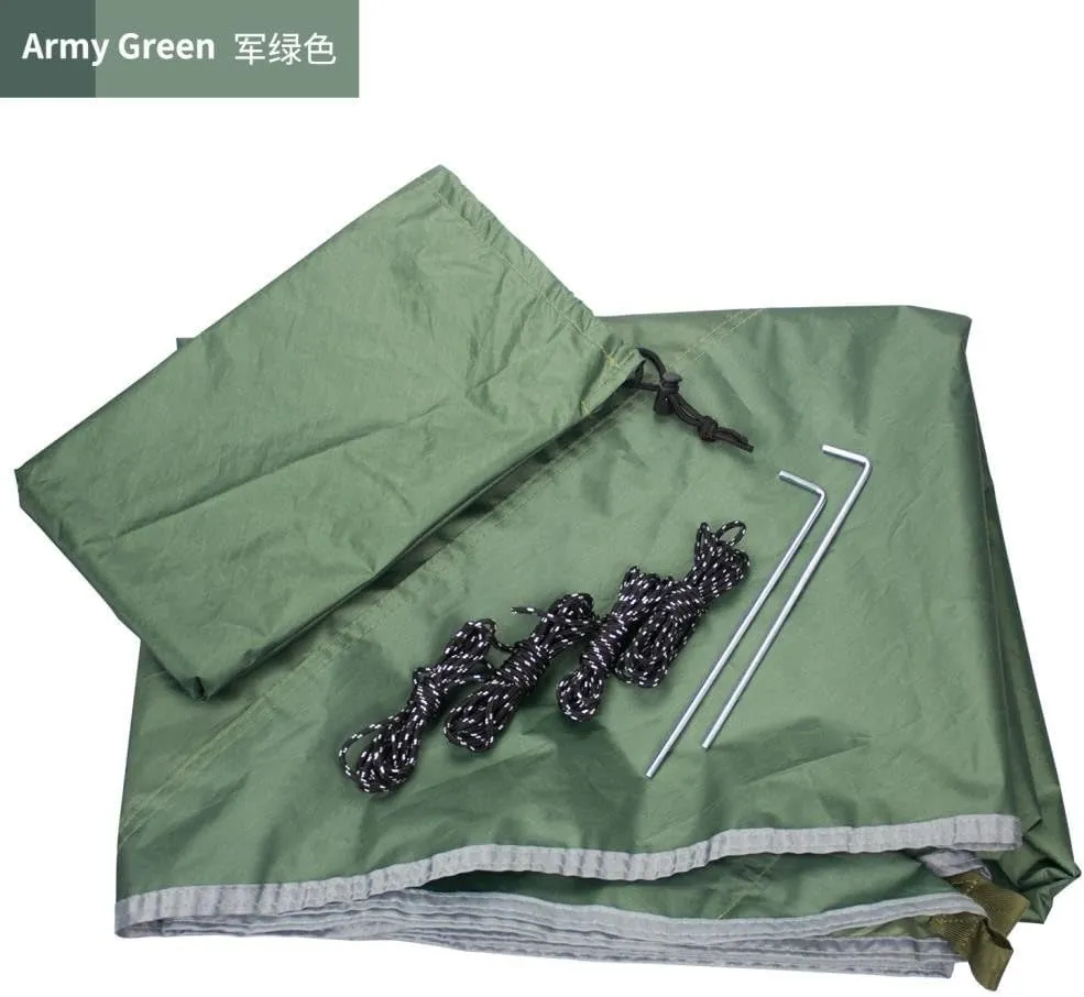 Hammock Double Mosquito Net Hammock Canopy Set Outdoor Camping Quick Opening Hammock Plus Rainproof Sunshade Canopy Hammock Outdoor(C)