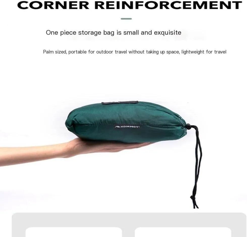 Hammock Double Muche Outdoor Camping Anti-Rollover Hammock Adult Outdoor Swing Ultra-Light Portable Double Hanging Chair Hammock Outdoor(B)