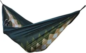 Hammock Double Outdoor Camping Leisure Single Single and Double Hammock Parachute Cloth Ultra-Light Park Camping Hammock Hammock Outdoor(White)