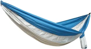 Hammock Double Outdoor Camping Parachute Nylon Cloth Single Double Outdoor Camping Cycling Indoor Leisure Outdoor Hammock Hammock Outdoor(Gray,A)