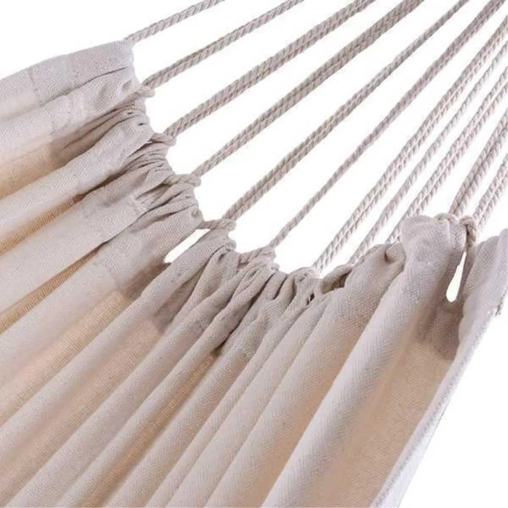 Hammock Double Outdoor Hammock Folding Hammock Double Outdoor Leisure Hammock Camping Thick Polyester Cotton Hammock Hammock Outdoor
