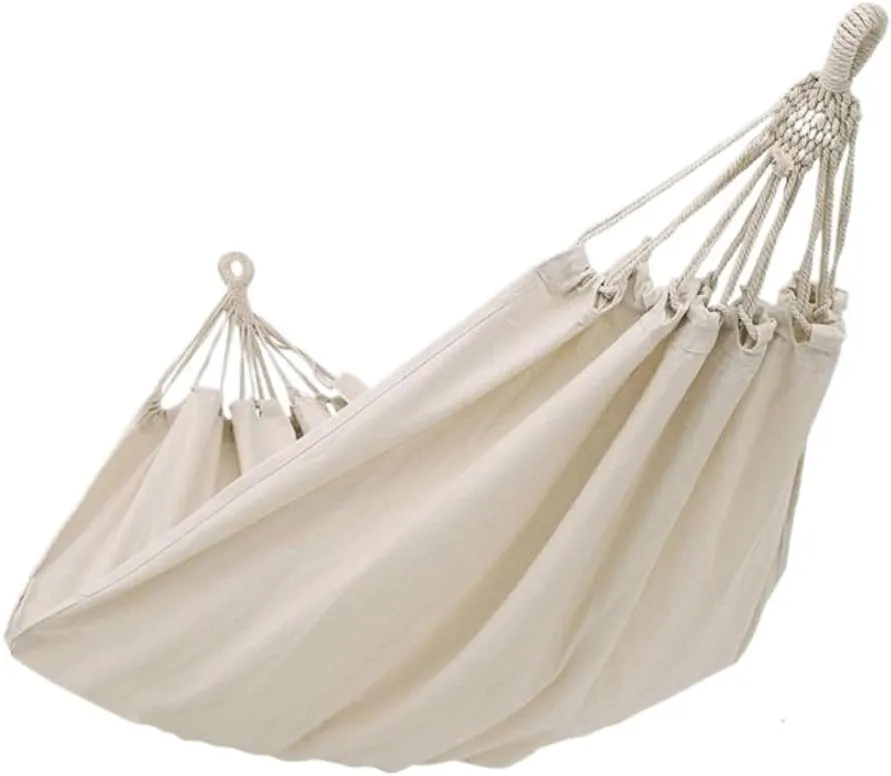 Hammock Double Outdoor Hammock Folding Hammock Double Outdoor Leisure Hammock Camping Thick Polyester Cotton Hammock Hammock Outdoor
