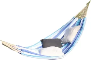 Hammock Double Outdoor Hammock Woven Tassel Thick Canvas Straight Stick Anti-Rollover Leisure Camping Single Double Swing Hammock Outdoor(White,A)