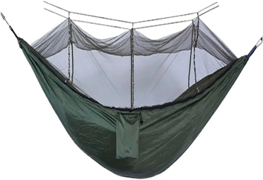 Hammock Double Outdoor Portable Camping Single Double Mosquito Net Hammock Anti-Mosquito Camping Mesh Mosquito Net Hammock Hammock Outdoor(C)