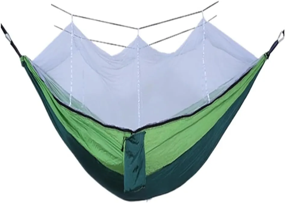 Hammock Double Outdoor Portable Camping Single Double Mosquito Net Hammock Anti-Mosquito Camping Mesh Mosquito Net Hammock Hammock Outdoor(D)