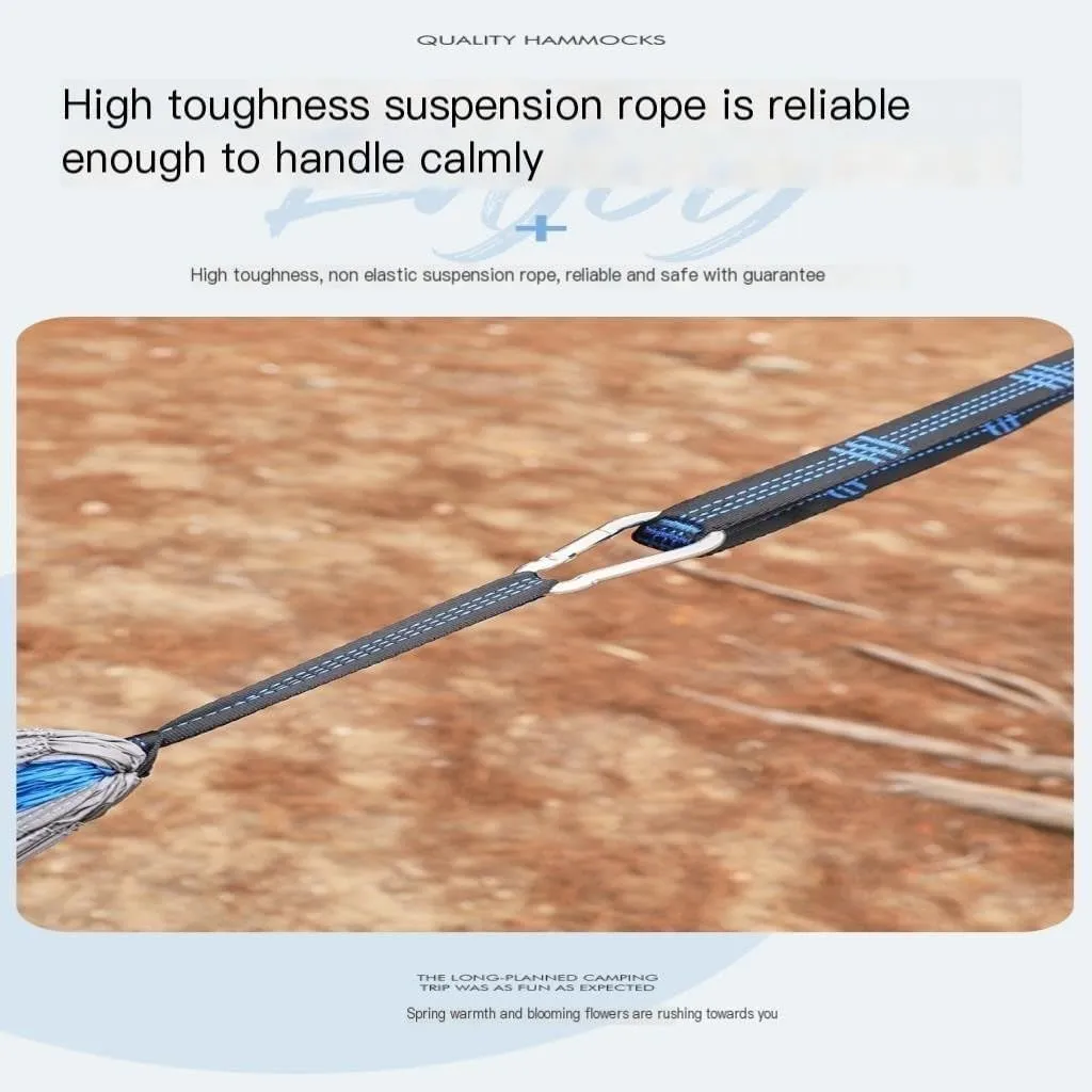 Hammock Double Outdoor Portable Camping Single Double Mosquito Net Hammock Anti-Mosquito Camping Mesh Mosquito Net Hammock Hammock Outdoor(D)
