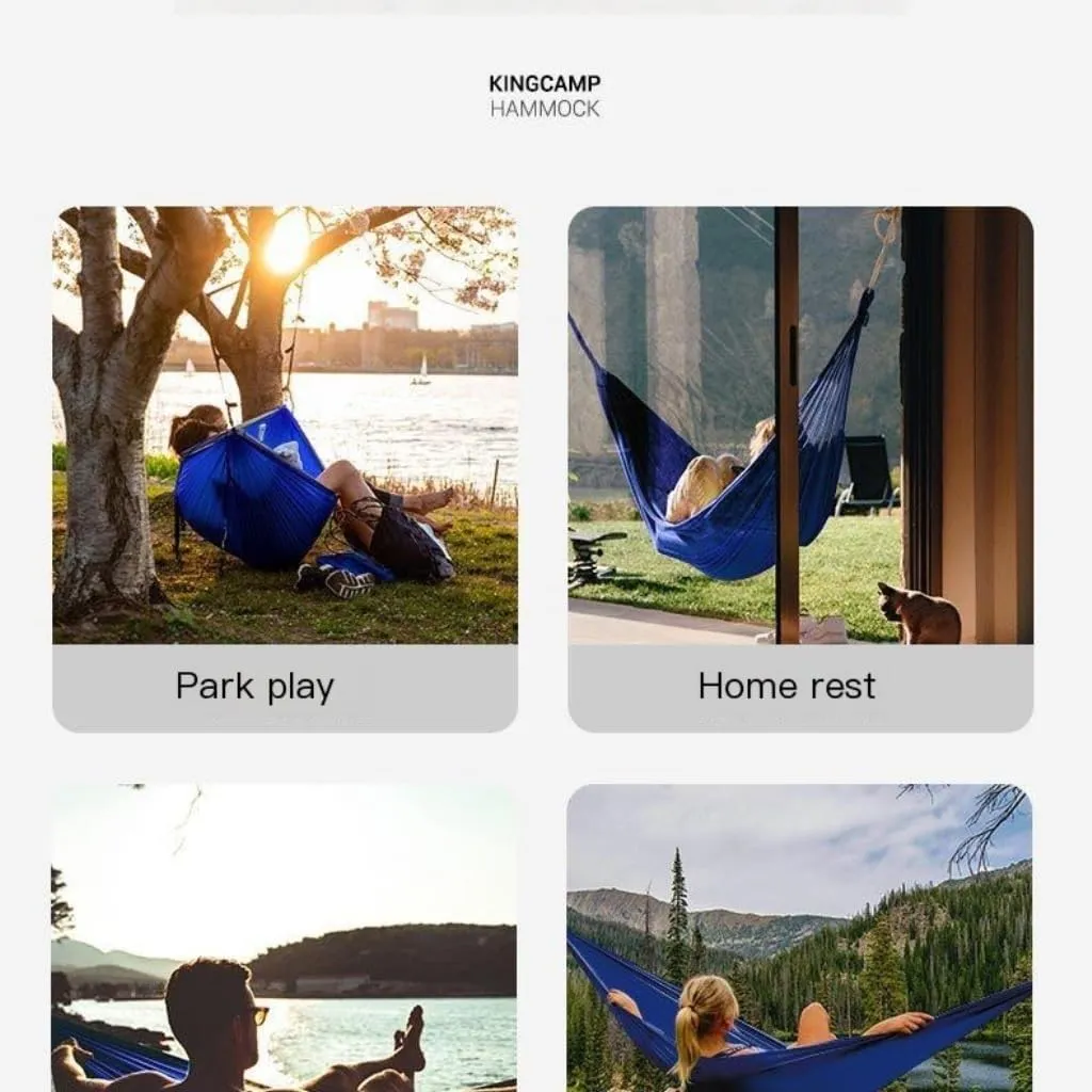 Hammock Double Outdoor Single Hammock Anti-Rollover Swing Outdoor Anti-Mosquito Portable Adult Camping Hanging Chair Hammock Outdoor