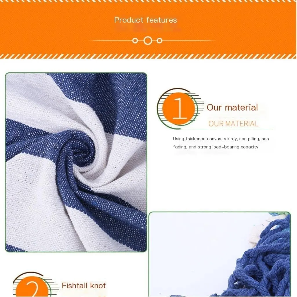Hammock Double Single Double Parachute Cloth Hammock Light Breathable Hammock Nylon Hammock Outdoor Swing Anti-Rollover Hammock Outdoor(Red,Small)