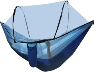 Hammock Fully Automatic Quick-Opening Mosquito Net Hammock Outdoor Single Double Camping Mosquito Net Hammock Hammocks for Outside(Blue)