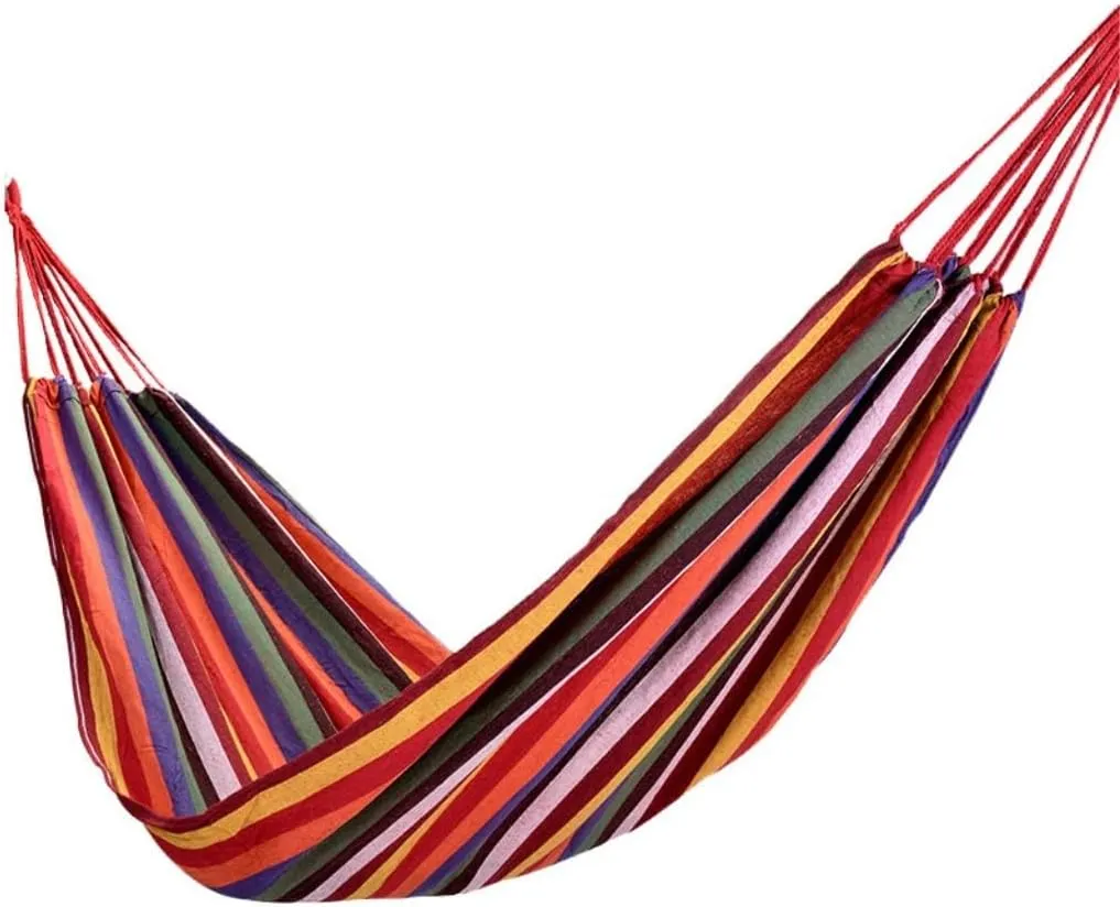 Hammock Hammock Outdoor Swing Anti-Rollover Home Indoor Single Double Hanging Chair Adult Sleeping Fall Out of Bed Hammocks for Outside(A,Small)