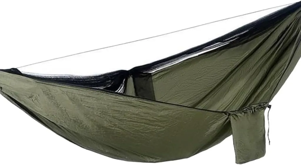 Hammock Mosquito Net Automatic Quick Opening Anti-Mosquito Hammock Outdoor Double Parachute Mosquito Net Hammock Hammocks for Outside(C)
