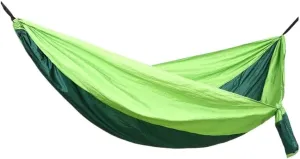 Hammock Outdoor Camping Parachute Nylon Cloth Single Double Outdoor Camping Cycling Indoor Leisure Outdoor Hammock Hammocks for Outside(Green,B)