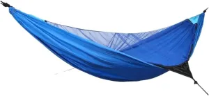 Hammock Outdoor Mosquito Net Automatic Quick-Open Anti-Mosquito Hammock Outdoor Single Double Parachute Hammock Hammocks for Outside(Blue)