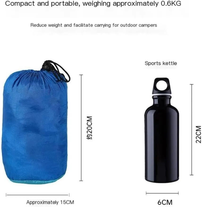 Hammock Outdoor Mosquito Net Automatic Quick-Open Anti-Mosquito Hammock Outdoor Single Double Parachute Hammock Hammocks for Outside(Blue)