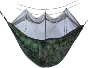 Hammock Outdoor Portable Camping Single Double Mosquito Net Hammock Anti-Mosquito Camping Mesh Mosquito Net Hammock Hammocks for Outside(E)