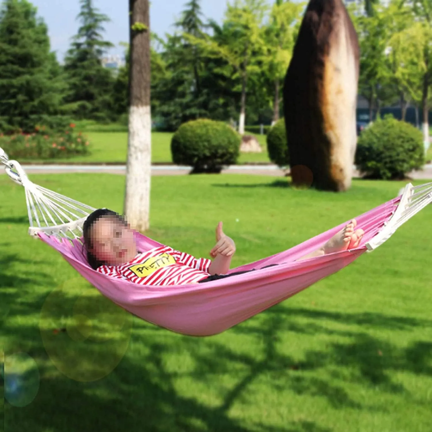 Hammocks for Outside Hanging Camping Hammock Breathable Casual Anti-Rollover Lightweight Camping for Indoor Outdoor Travel Hiking Beach Hammock Camping