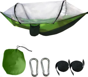 Hammocks Fully-Automatic Speed-Open Hammock with Net Home Garden Swing Hammock Mosquito Net Camping Sleeping Hammock Tool Dropshipping