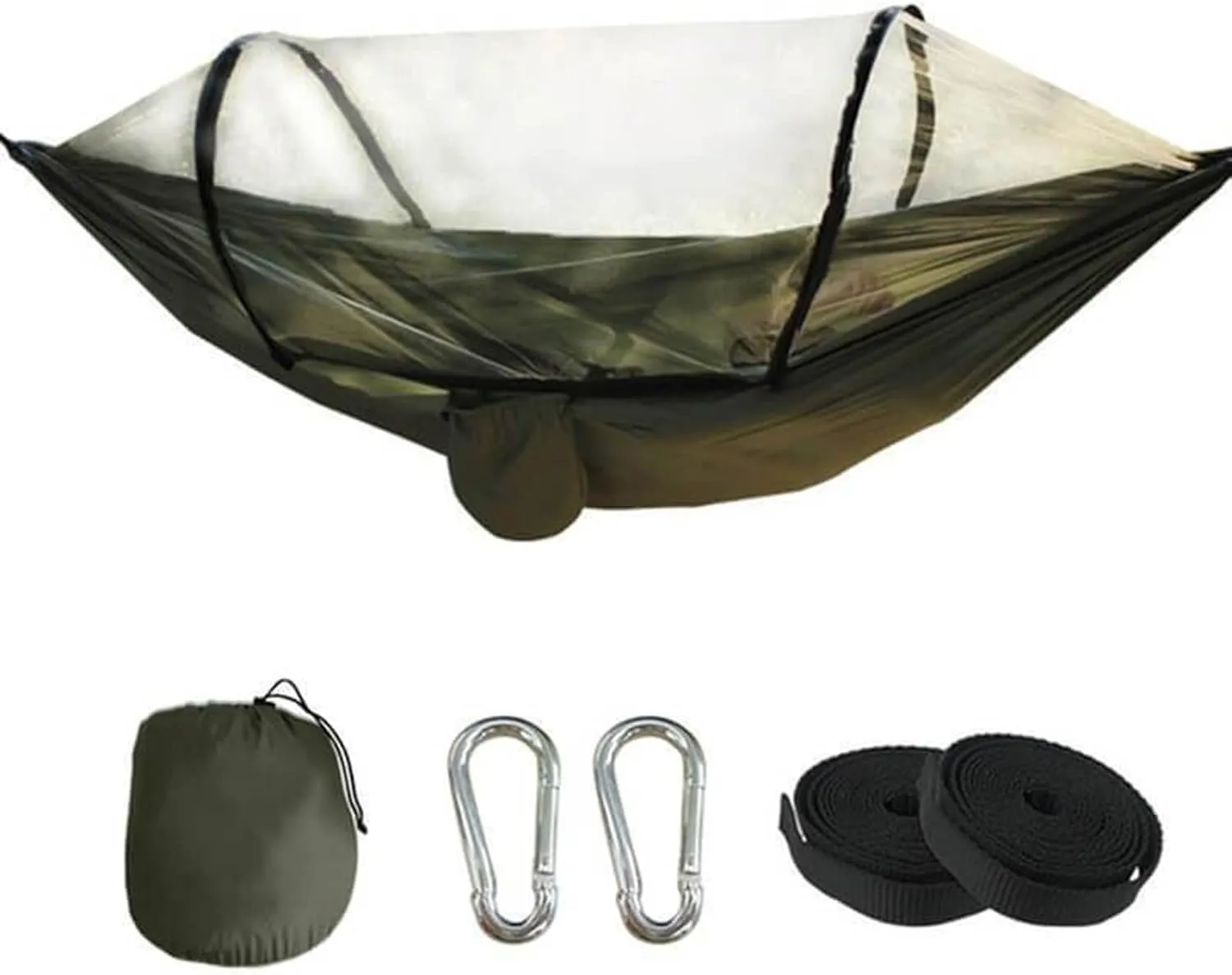 Hammocks Fully-Automatic Speed-Open Hammock with Net Home Garden Swing Hammock Mosquito Net Camping Sleeping Hammock Tool Dropshipping