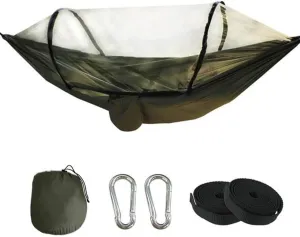 Hammocks Fully-Automatic Speed-Open Hammock with Net Home Garden Swing Hammock Mosquito Net Camping Sleeping Hammock Tool Dropshipping
