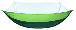 Hammocks Hammock Portable Camping Hammock with Mosquito Net Double & Single Hammock Nylon Hammock for Outdoor Indoor Patio Hiking Beach Outdoor Hammock