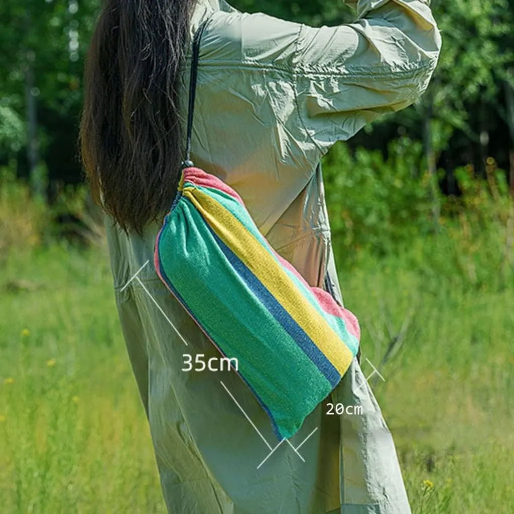 Hammocks Outdoor Hammock Camping Breathable Wear-Resistant Thickened Portable Hammock, 200*100cm, Green