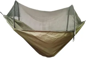 Hamock Automatic Mosquito Net, Anti-Rollover Hammock, Parachute, Bunis Spinning Camping Leisure Double Hanging Chair Hanmock(Green)