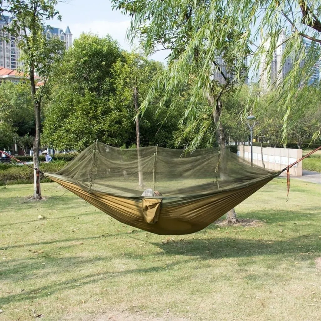 Hamock Hammock Outdoor Camping Anti-Mosquito Outdoor Camping with Mosquito Net Breathable Hanging Tree Tent Hanmock