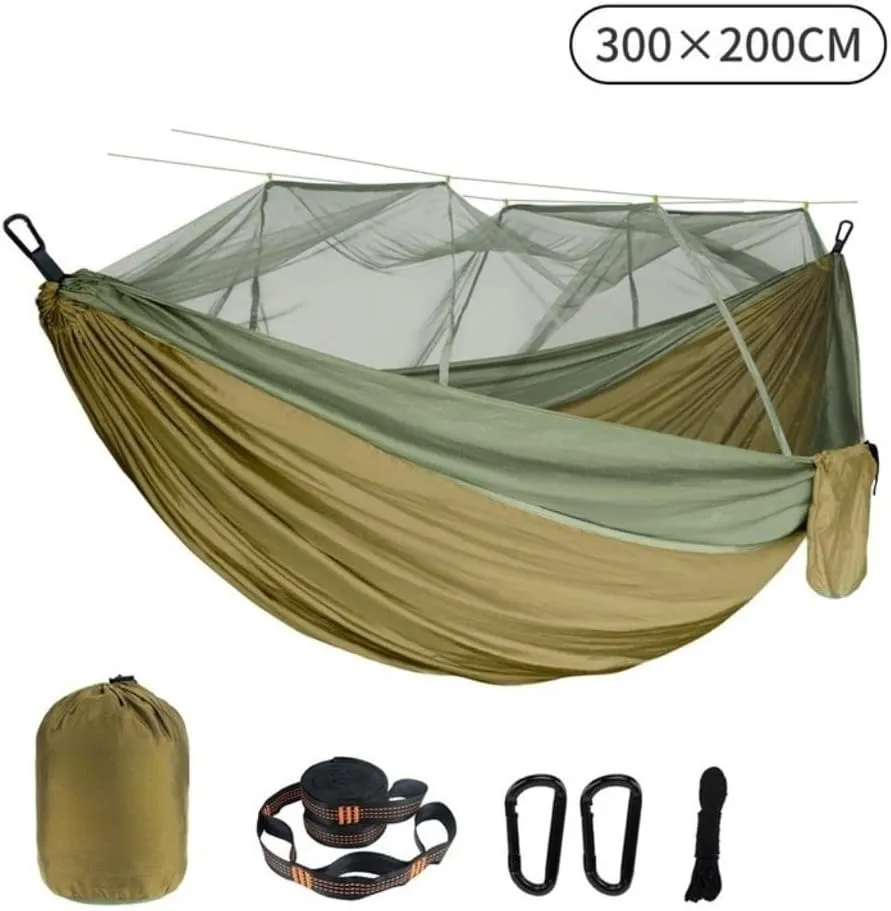 Hamock Hammock Outdoor Camping Anti-Mosquito Outdoor Camping with Mosquito Net Breathable Hanging Tree Tent Hanmock