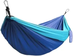 Hamock Outdoor Double Hammock Camping Single 210T Swing Hammock Nylon Outdoor Hammock Outdoor Parachute Cloth Hanmock(260 * 140cm)