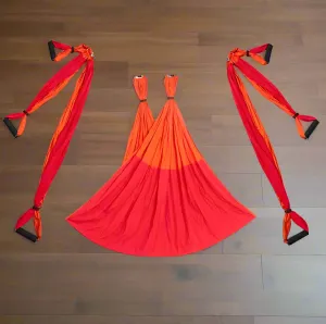 Hanging yoga swing
