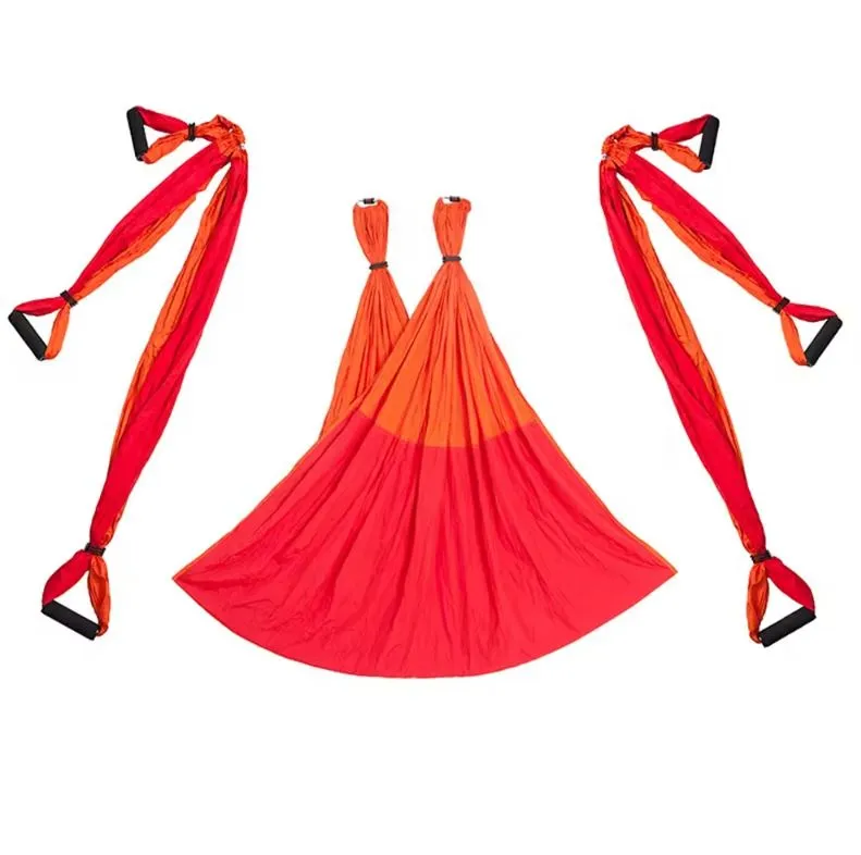 Hanging yoga swing