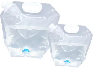 Happyyami Collapsible Water Bags for Camping 2 Pack Large Capacity Pe/pa/pet Water Tank Handle