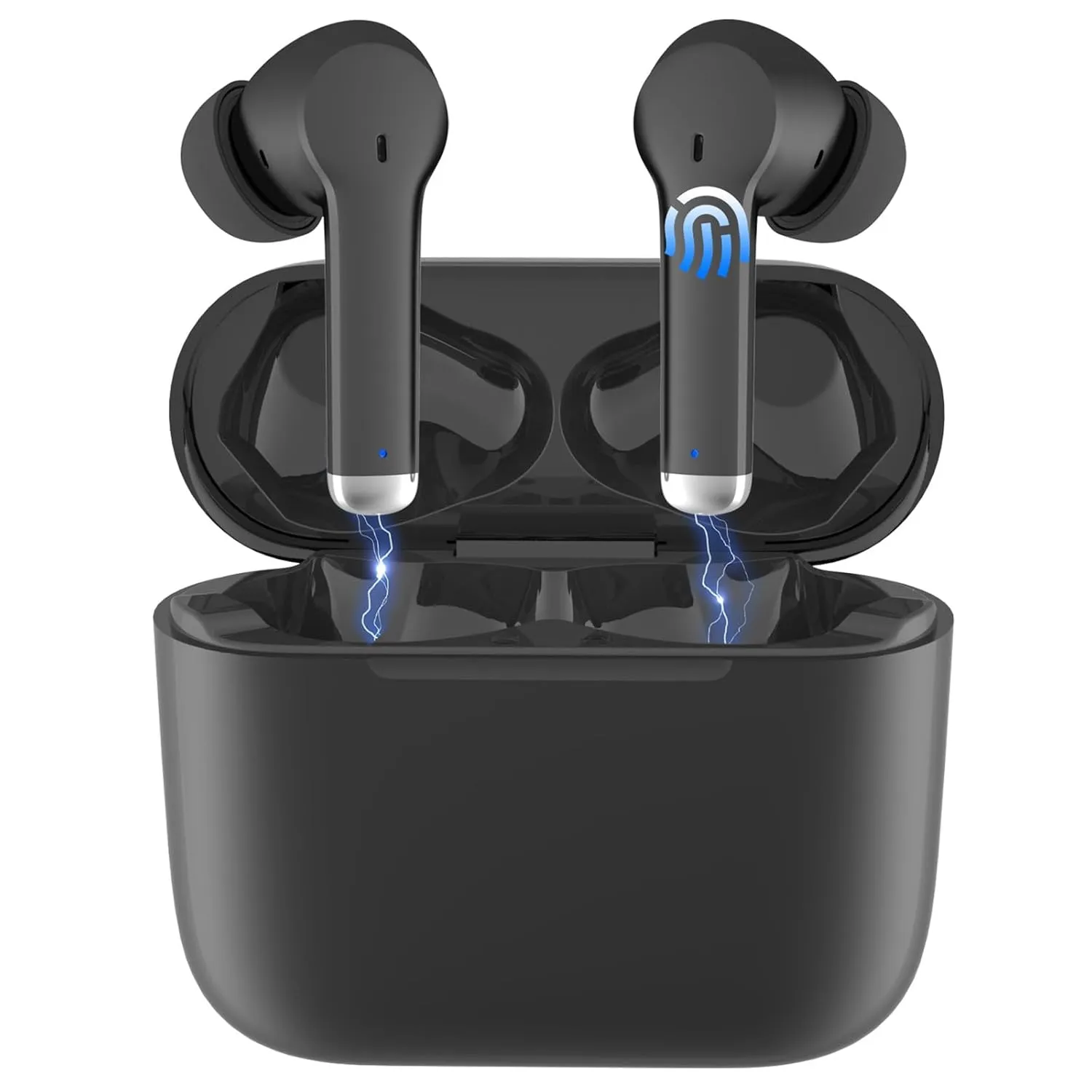 Hearing Aids, OTC Hearing Amplifiers Bluetooth Hearing Aids for Seniors Adults Hearing Aid Black Rechargeable of 45±5dB,16-Channel HD Sound QualiHty for Mild to Moderate Hearing Loss