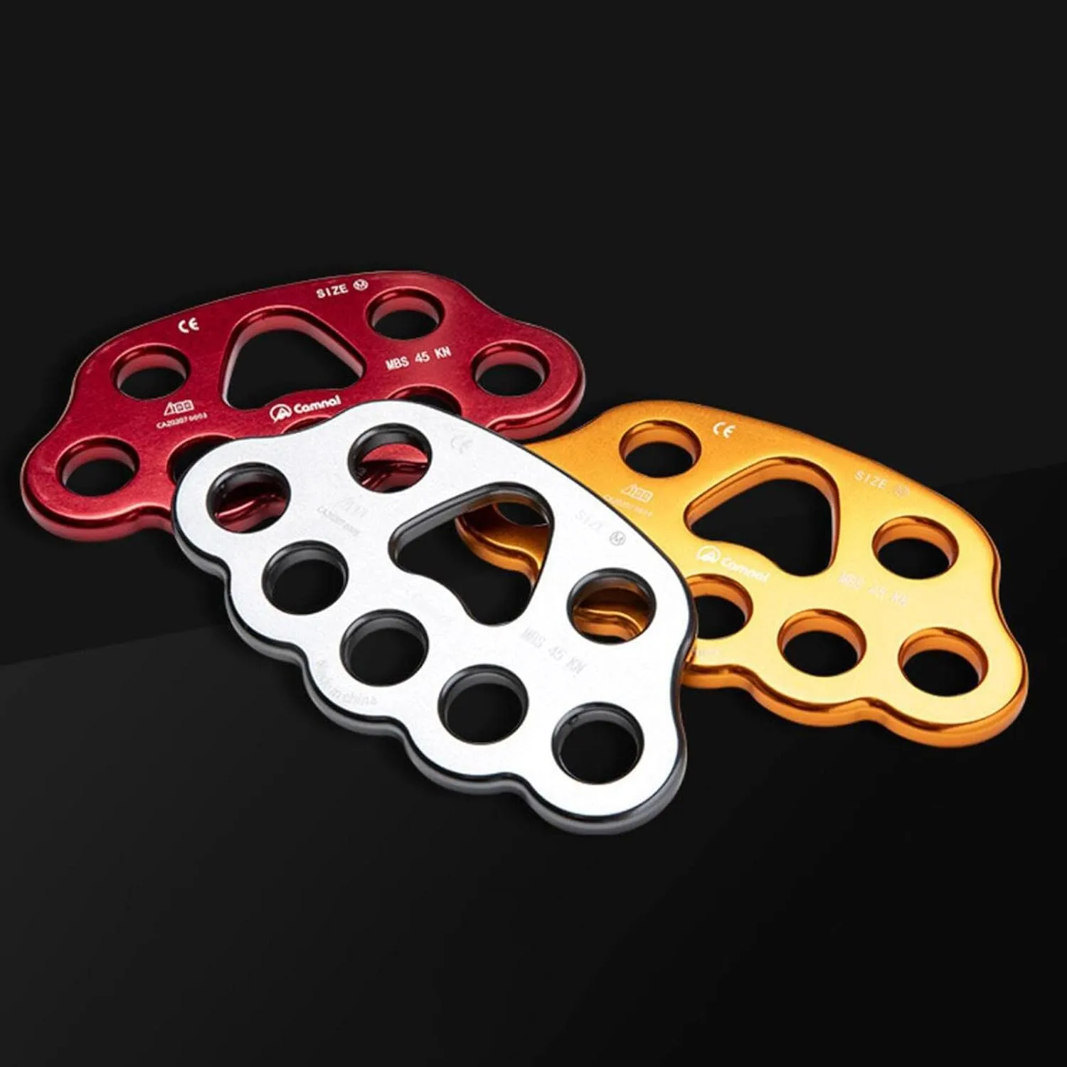 Heavy Duty 8-Hole Rigging Plate for Climbing and Abseiling
