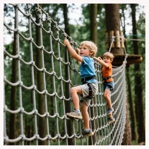 Heavy Duty Climbing Cargo Net for Indoor and Outdoor Playground Net Cargo Rope Ladder Truck Trailer Fence Netting Stair Balcony Railing Protection Net,6.6FT32.8FT
