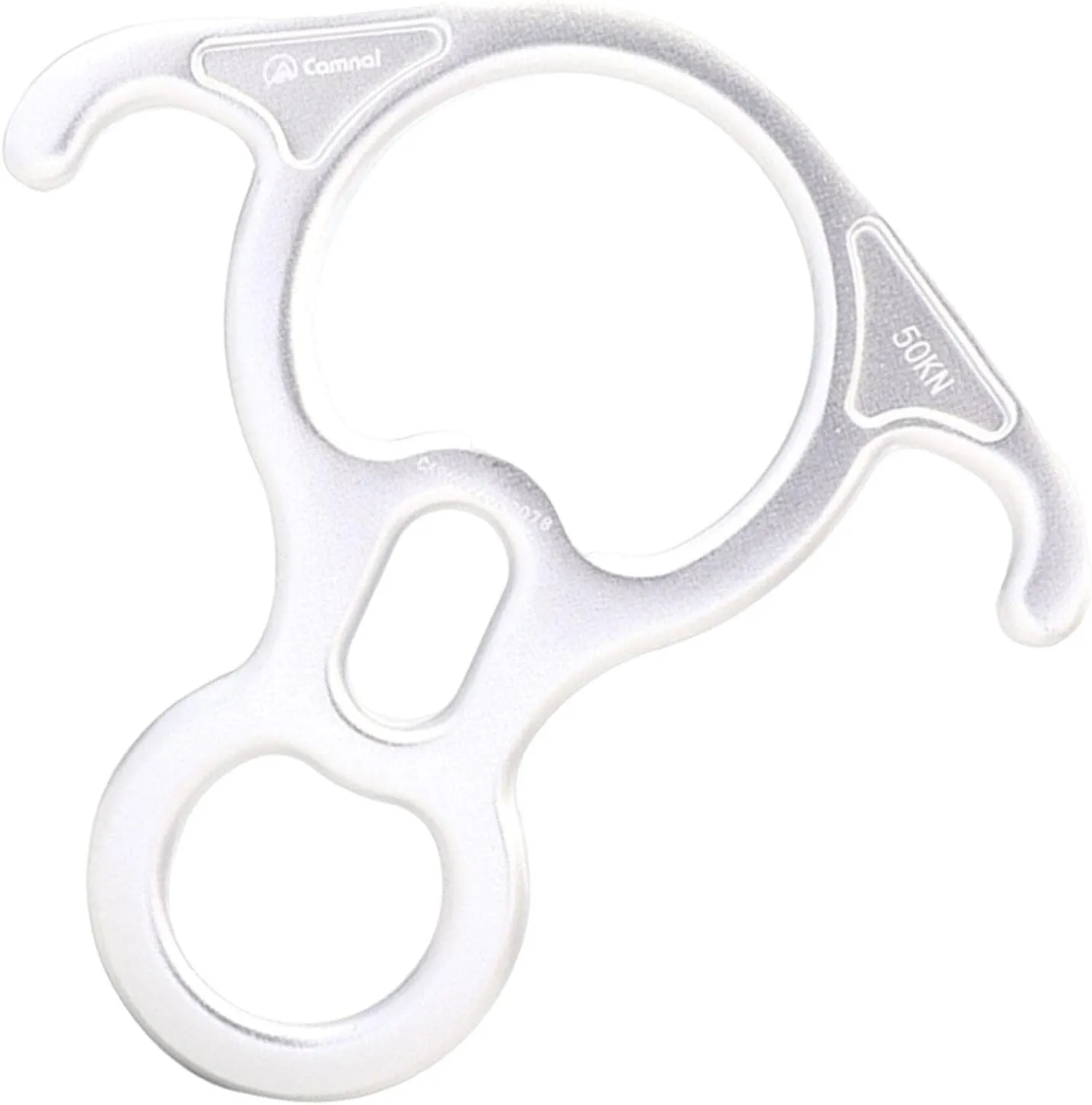 Heavy Duty Climbing Gear Descender for and Control, White
