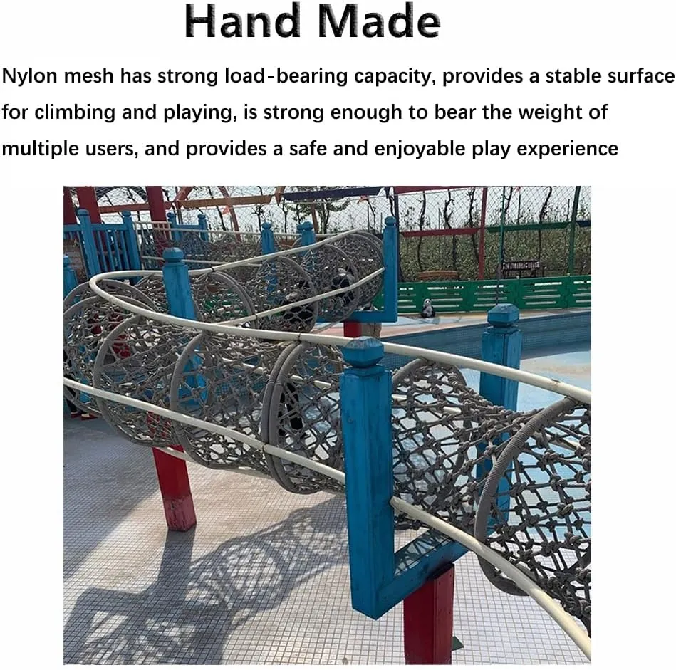 Heavy Duty Climbing Net Cargo Net, Safety Net Truck Trailer Heavy Duty Rope Ladder, Obstacle Training for Adults and Children Outdoor Adventure