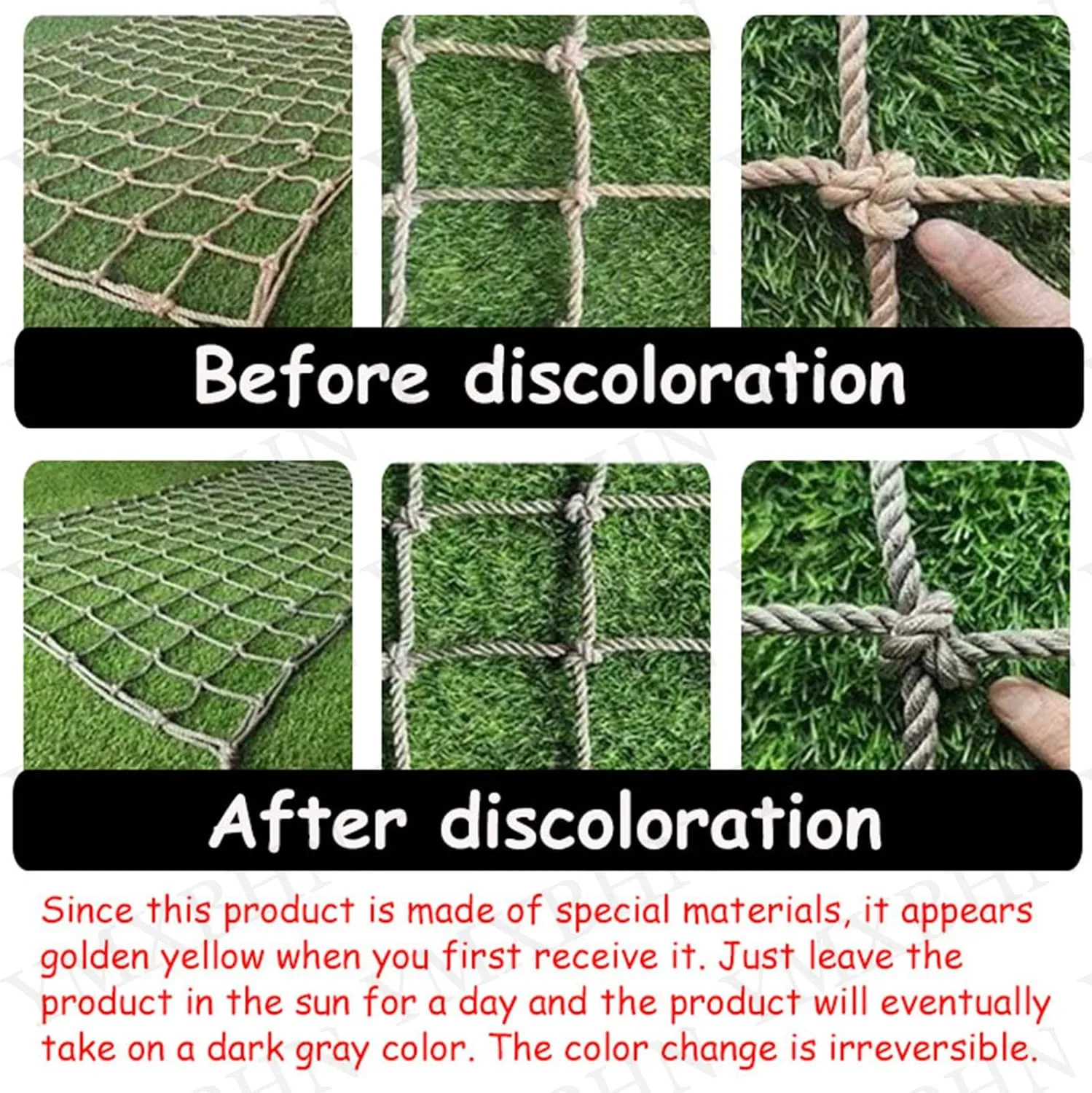 Heavy-Duty Climbing Net for Kids Outdoor - Polyamide Cargo Rope Net,Play Ladder for Backyard,Treehouse,Jungle Gym - Easy Assembly Safety Protection Net,100x400cm