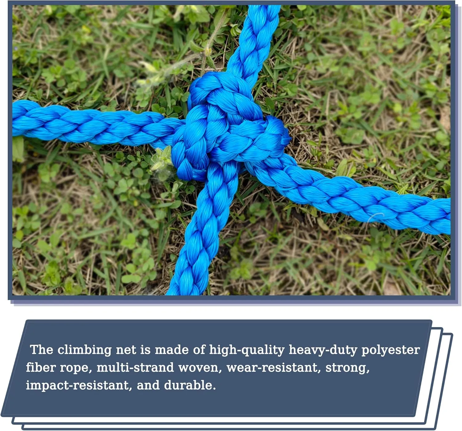 Heavy-Duty Climbing Net with 6 Sizes - Perfect for Kids, Versatile on Balcony, Railing Polyester Fiber, Exquisite Craftsmanship (3ft x 9ft)