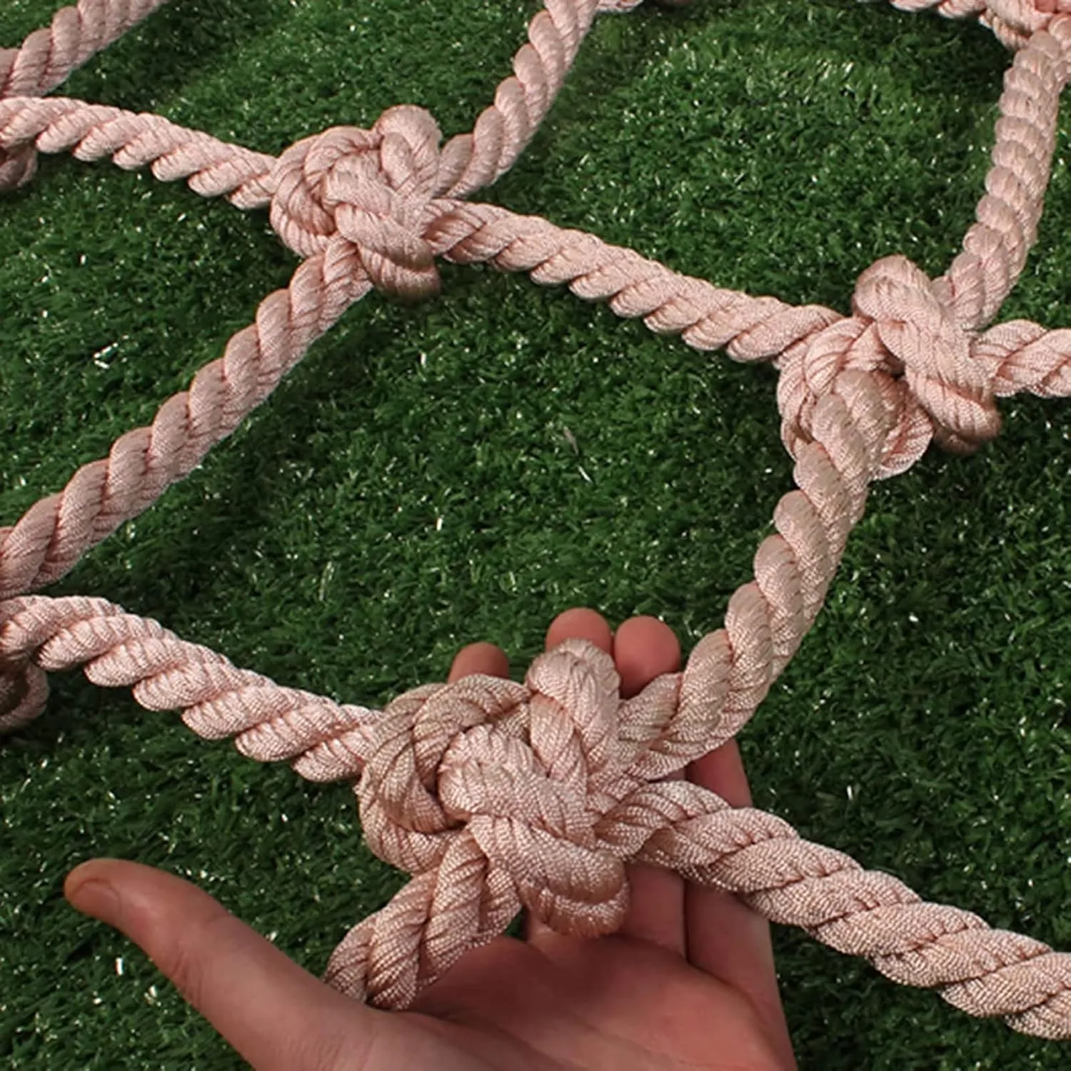 Heavy Duty Large Climbing Cargo Net Rope, Playground Rope Net, Safety Protection Net, Rope Ladder, Swingset, Indoor and Outdoor, Treehouse, Jungle Gyms