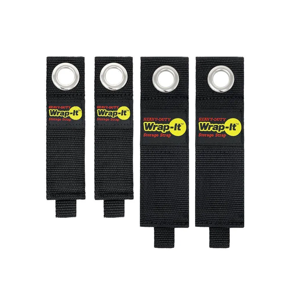 Heavy-Duty Storage Straps - Assorted 4-Pack