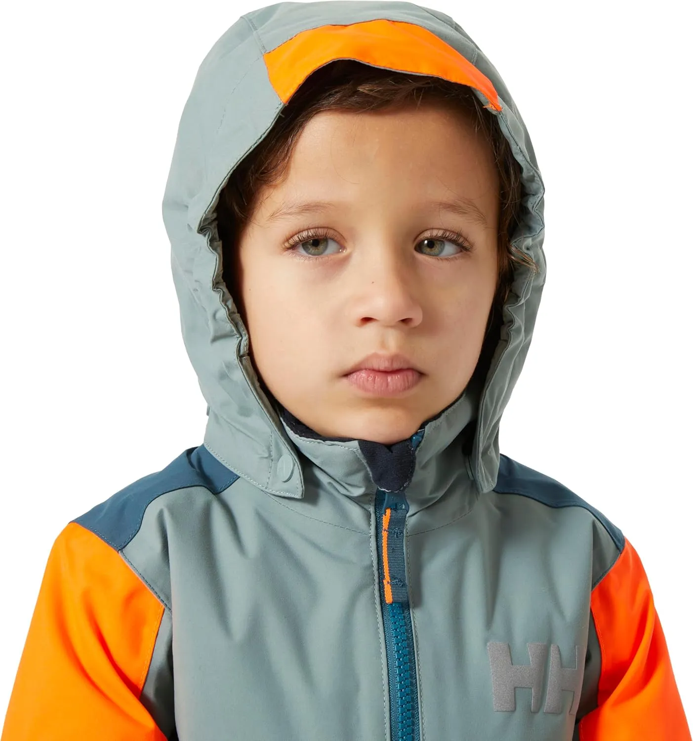 Helly-Hansen Rider 2.0 Insulated Ski Jacket for Kids - Waterproof, Breathable, Neon, Reflective, Recycled Materials