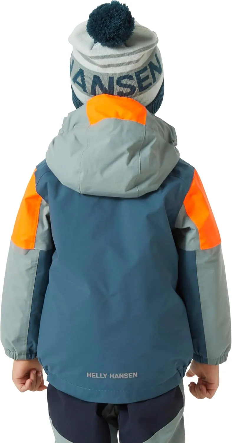 Helly-Hansen Rider 2.0 Insulated Ski Jacket for Kids - Waterproof, Breathable, Neon, Reflective, Recycled Materials