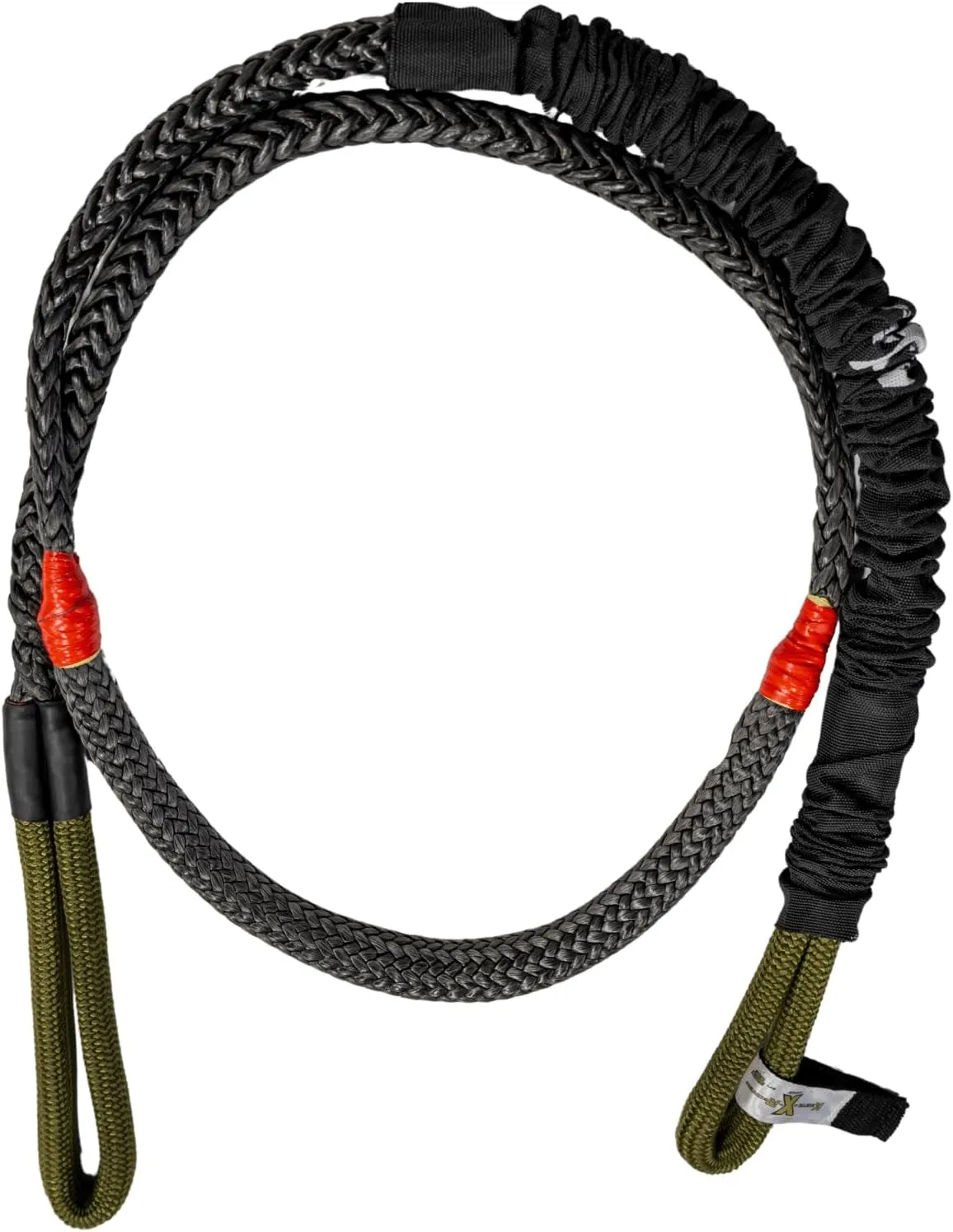 Hero Bridle – Heavy-Duty Static Recovery Rope Bridle, UHMWPE Synthetic Off-Road Gear, Metal Edge Rated, 8 ft (½ - 29,000 lbs | ¾ - 58,000 lbs) (1/2" x 8')