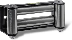 Hi-Gear 4 Way Winch Roller Fairlead - 10” Universal Mount -Cable Guide Heavy Duty Nut Disassembly 10in SUV Truck F150 8000 1000 12000lbs 14000 16000