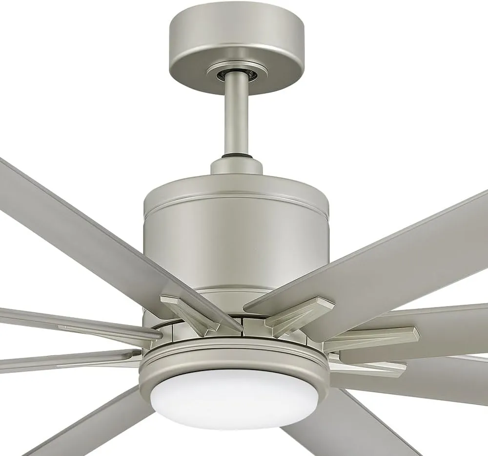Hinkley Fan Vantage 66" Led Smart Fan, Brushed Nickel