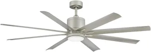 Hinkley Fan Vantage 66" Led Smart Fan, Brushed Nickel