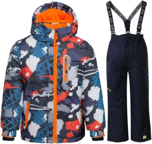 HOTIAN Boys Ski Jacket Snow Jacket Pants Suits Windproof Waterproof Winter Coats
