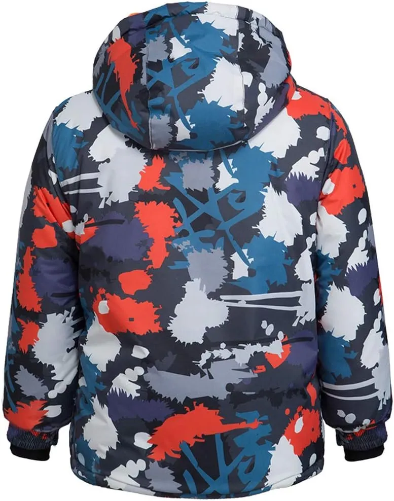 HOTIAN Boys Ski Jacket Snow Jacket Pants Suits Windproof Waterproof Winter Coats